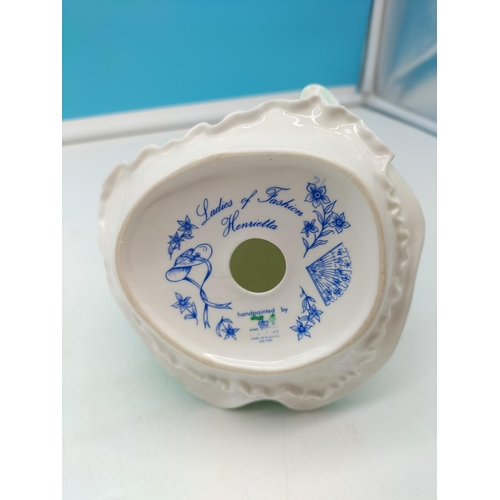 266 - Coalport 21cm Lady Figure 'Henrietta'. Seconds Quality.