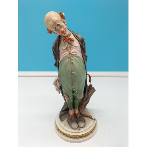 273 - Capodimonte 29cm Clown Figure.