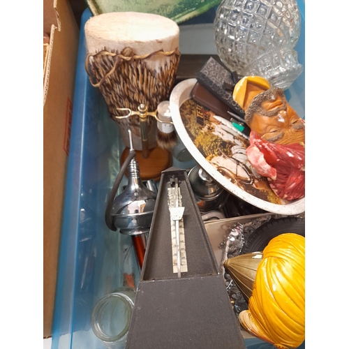 277 - 2 Boxes of Assorted Items to include Ceramics, Glass, etc.
