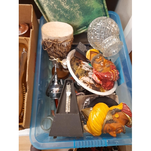 277 - 2 Boxes of Assorted Items to include Ceramics, Glass, etc.