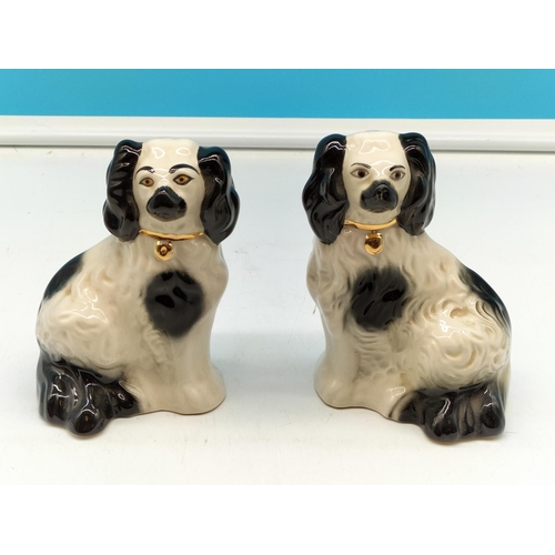 284 - Pair of 14cm Beswick Mantle Dogs.