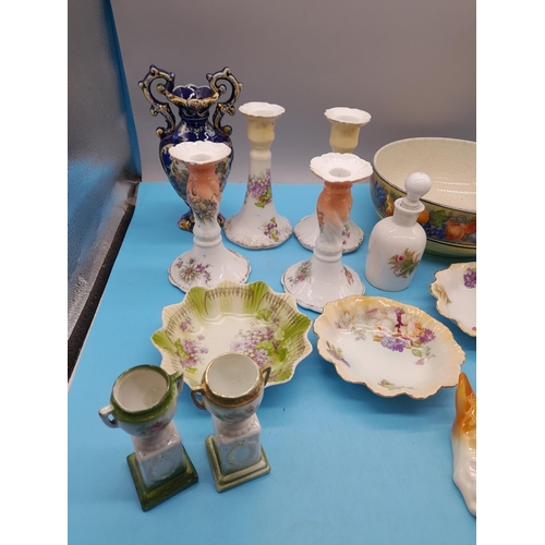 307 - Collection of Unmarked Ceramics, Possibly Continental.