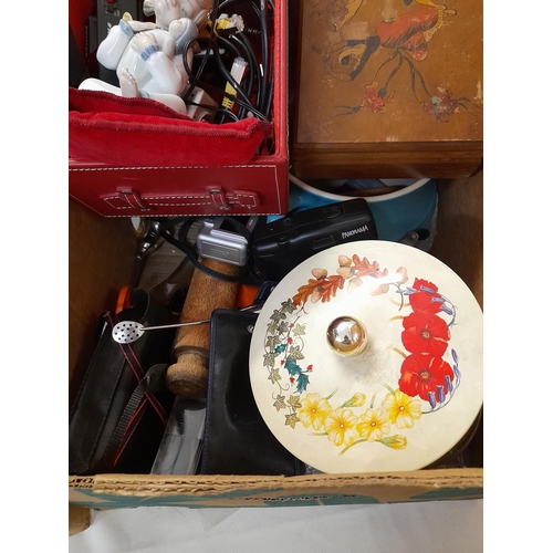 310 - 2 Boxes of Assorted Items to include Ceramics, Glass, etc.