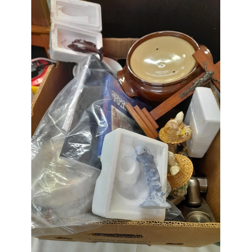 310 - 2 Boxes of Assorted Items to include Ceramics, Glass, etc.
