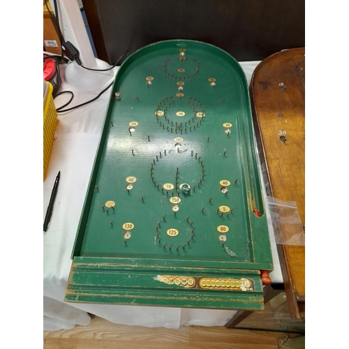 312 - Vintage Wooden Bagatelle Boards (2). Excellent Condition. 78cm x 40cm.