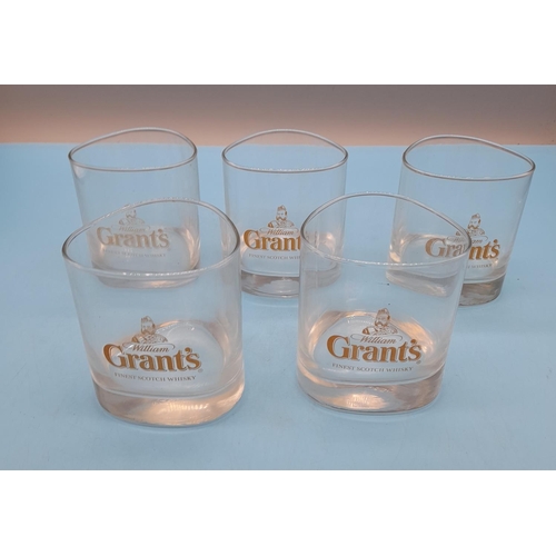 314 - 'Grants' Whisky Glasses (5).