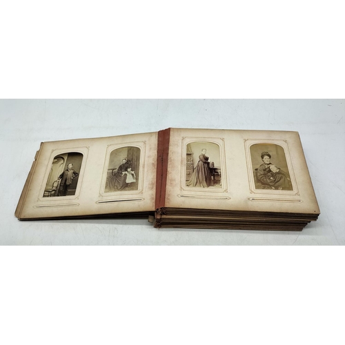 65 - Photo Album of 1800's/1900's Photographs. Approx 100 phots.