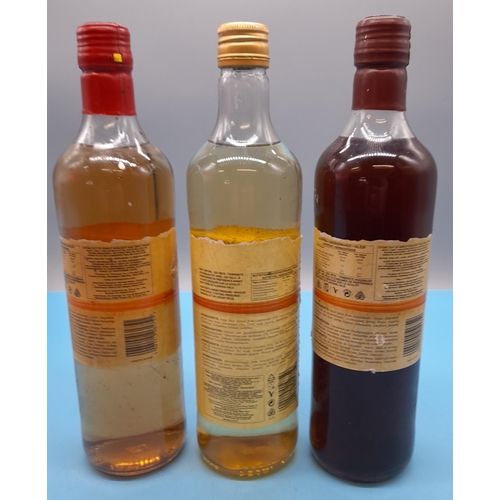 91 - 3 x 750ml Bottles of A.M.E Delicate White Wine.