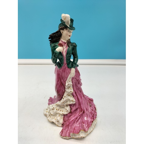111 - 2 x Lady Figures - both named Shelia'. Tallest 27cm.
