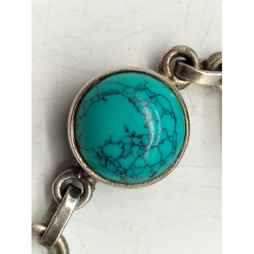 122 - Silver 925 and Turquoise Stone 8