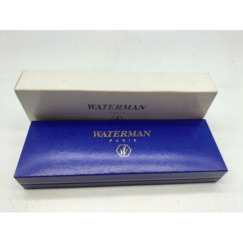 25 - Boxed Waterman Fountain Pen.