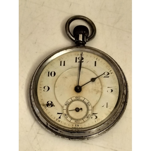 35 - Pocket Watch plus Vintage Watches (2). Require Attention.