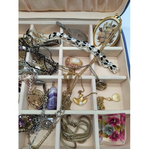 463 - Jewellery Boxes (2) and Quantity of Costume Jewellery. One Box in the Shape of a Musical Piano. Larg... 