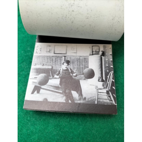 204 - Vintage Flip Book 'Charlie Chaplin Lifting Weights'  No112.