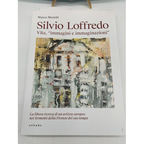 1 - Extremely Rare Silvio Loffredo (1920-2013) Signed Large 45.5cm Ceramic Charger together with a copy ... 