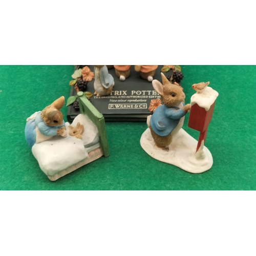 147 - World of Beatrix Potter Figures (3). One Being in a Limited Edition of 9,500. Largest 9cm High, 14cm... 