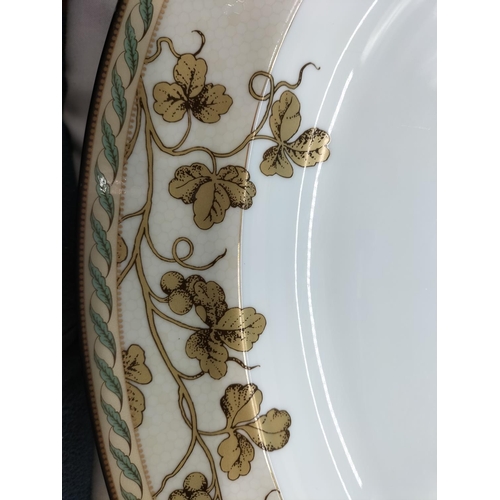 16 - 6 x New Wedgwood 'Golden Bird' Pattern Oval Steak Platters. 36cm x 28cm.