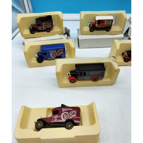 175A - Collection of Die Cast Vehicles to Incl. Walkers Crisps