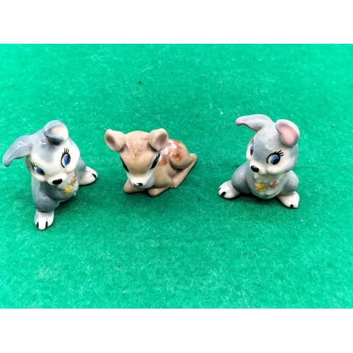 177 - Wade Bambi Figure plus 2 x Thumper Figures.