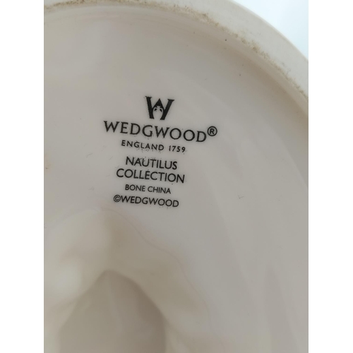 18 - Wedgwood Nautilus Collection Shell Vase. 20cm High, 27cm x 15cm.