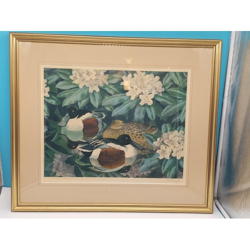 221 - 2 x Framed and Signed Prints by C.F Tunnicliffe. A Limited Edition 304/500 Print 'Shoreland Waders' ... 