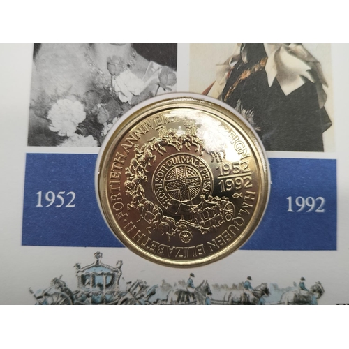 288 - Western Samoa 40th Anniversary Queen Elizabeth Accession to the Throne Uncirculated 1 Tala Commemora... 