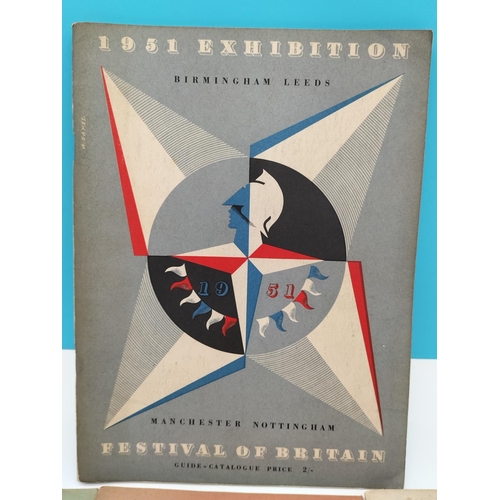 336 - 1951 Exhibition Catalogue Birmingham/ Leeds/ Manchester/ Nottingham plus 3 x 'The Cheshire Historian... 