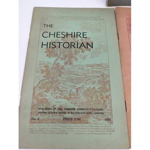 336 - 1951 Exhibition Catalogue Birmingham/ Leeds/ Manchester/ Nottingham plus 3 x 'The Cheshire Historian... 