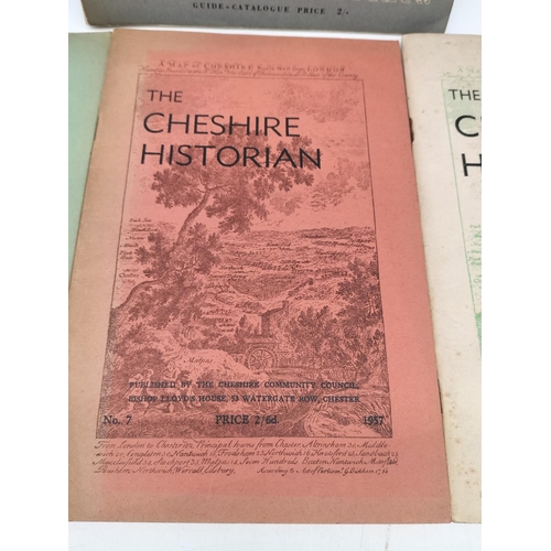 336 - 1951 Exhibition Catalogue Birmingham/ Leeds/ Manchester/ Nottingham plus 3 x 'The Cheshire Historian... 