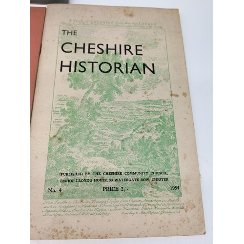 336 - 1951 Exhibition Catalogue Birmingham/ Leeds/ Manchester/ Nottingham plus 3 x 'The Cheshire Historian... 