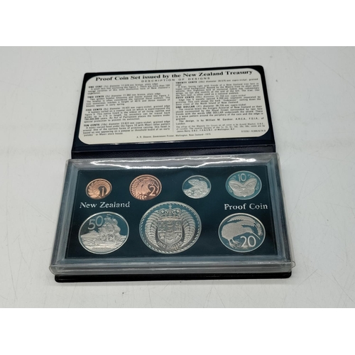 37 - 1975 New Zealand 7 Piece Proof Coin Set.