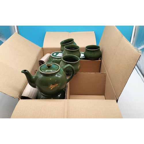 462 - Box containing 4 x Sadler 'Bewley's' Teapots plus Sugar Bowls.