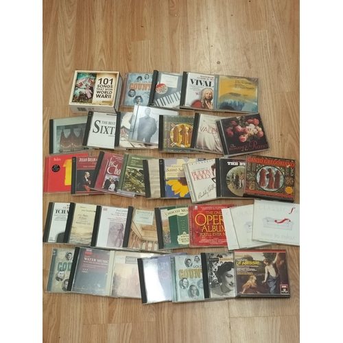 488 - Large Collection of CDs and DVDs to include Boxed Sets.