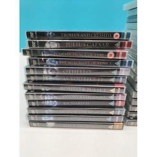 501 - New and Sealed 28 DVDs 'The Complete Works of William Shakespeare'.