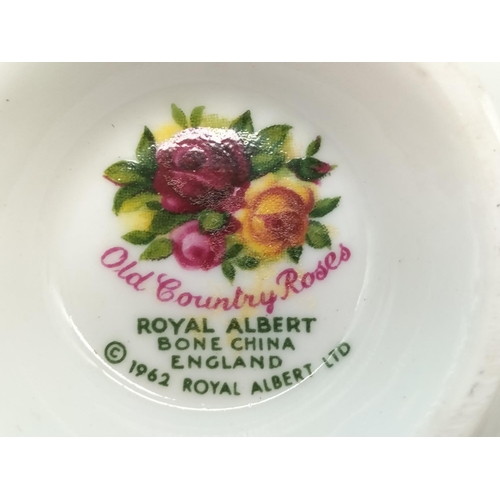 51 - Royal Albert Avon Shape Cup and Saucer in the 'Old Country Roses' Pattern.