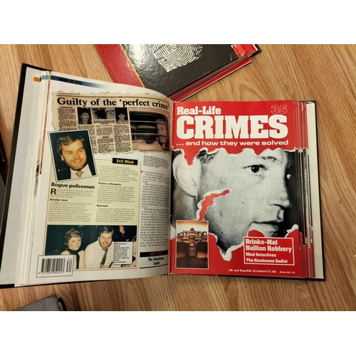 510 - Large Quantity (100+) of 'True Crime' Magazines in Folders.