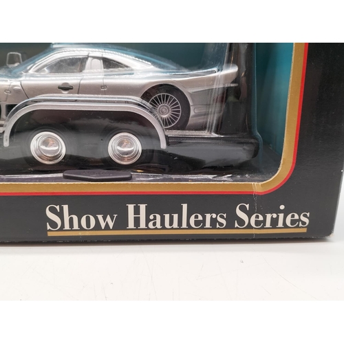 66 - Boxed Maisto 1:26 Scale Die-Cast Metal Show Haulers Series 'Mercedes CLK-GTR Street Version'.