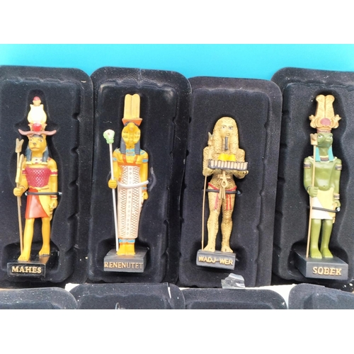 118 - Collection of Hachette 'The Gods of Ancient Egypt' Figures (13).