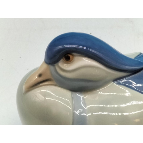 155A - Rare Nao Seated Mandarin Duck Figure. 20cm x 10cm.