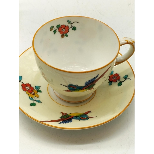 298 - Collection of Cups and Saucers (8) to include Copeland Late Spode, Crescent, Foley, etc.