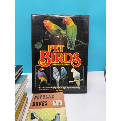 614 - Box of Books to include Bird Keeping, Cage & Aviary, etc.