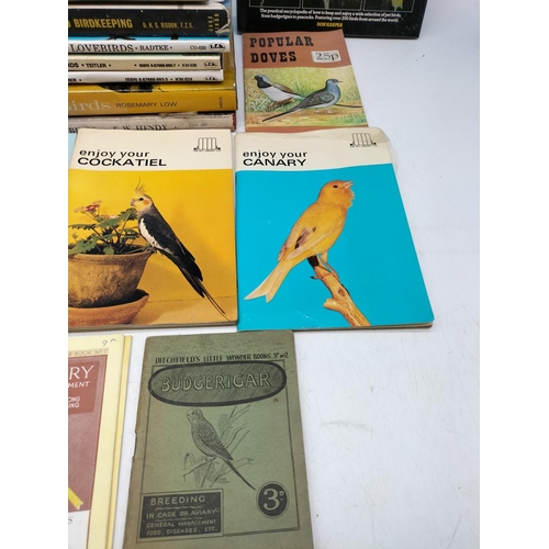 614 - Box of Books to include Bird Keeping, Cage & Aviary, etc.