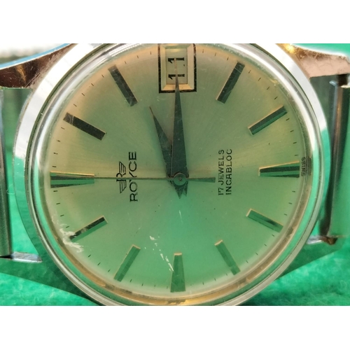 65A - Vintage Gent's Royce Watch W/O.