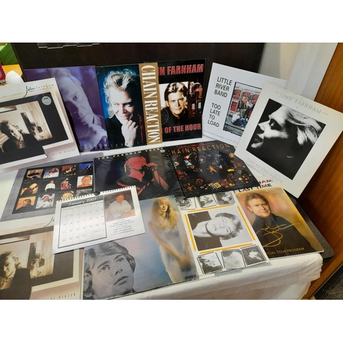 1199 - John Farnham, Collection of Ephemera including fan Club News Letters, Photo's Etc