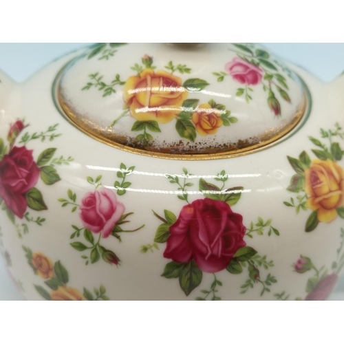 18 - Royal Albert Classic IV 'Old Country Roses' Teapot. Seconds Quality. 15cm High x 23cm Spout to Handl... 