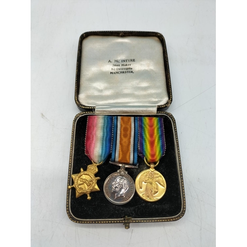 20 - Miniature WWI Medal Set in Case.