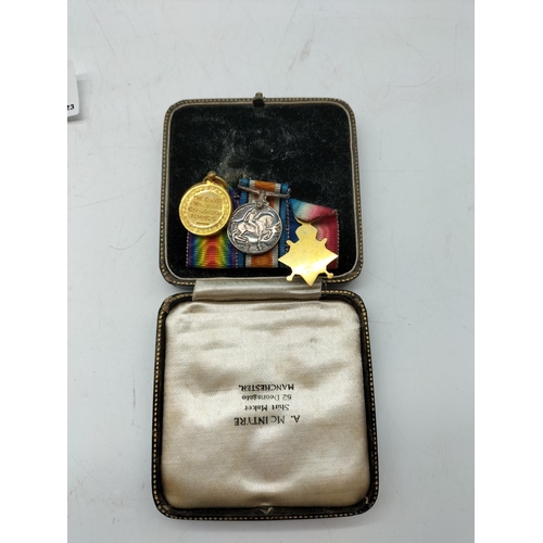 20 - Miniature WWI Medal Set in Case.