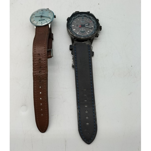Men's Quartz Accurist and Aviator Watches. Both require Batteries.