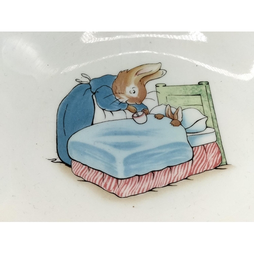 317 - Wedgwood Beatrix Potter 'Peter Rabbit' Large Bowl. 9.5cm High, 20.5cm Diameter.