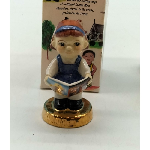 55A - Boxed Carlton Ware 'Carlton Kids' Limited Edition 10cm Figure Millennium No 571. Gold Base Collector... 